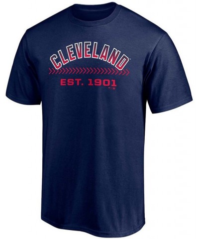 Men's Navy Cleveland Indians Total Dedication T-shirt $13.02 T-Shirts