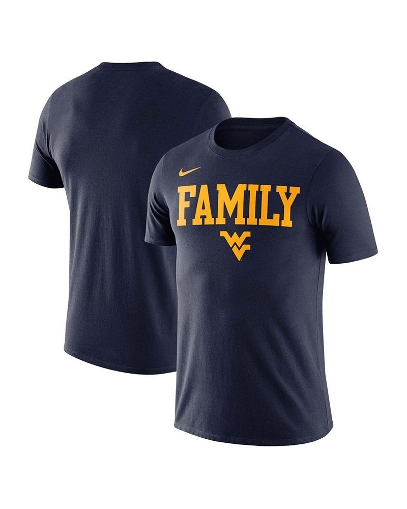 Men's Navy West Virginia Mountaineers Family T-shirt $17.15 T-Shirts