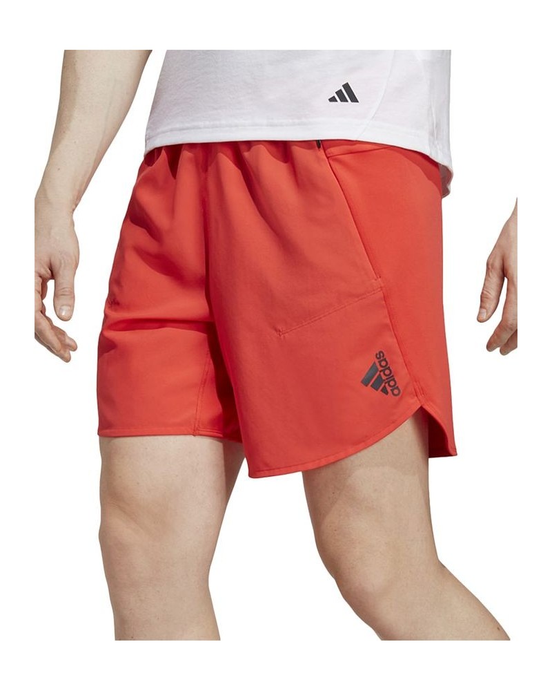 Men's Designed For Training Classic-Fit 7" Performance Shorts Red $27.50 Shorts