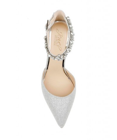 Women's Ollie Evening Pumps Silver $45.15 Shoes