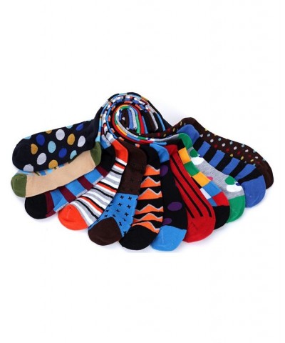 Men's Funky Colorful Dress Socks Pack of 12 PD01 $20.52 Socks