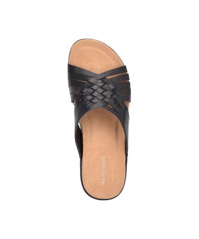 Women's Meadow Sandals Black $42.66 Shoes