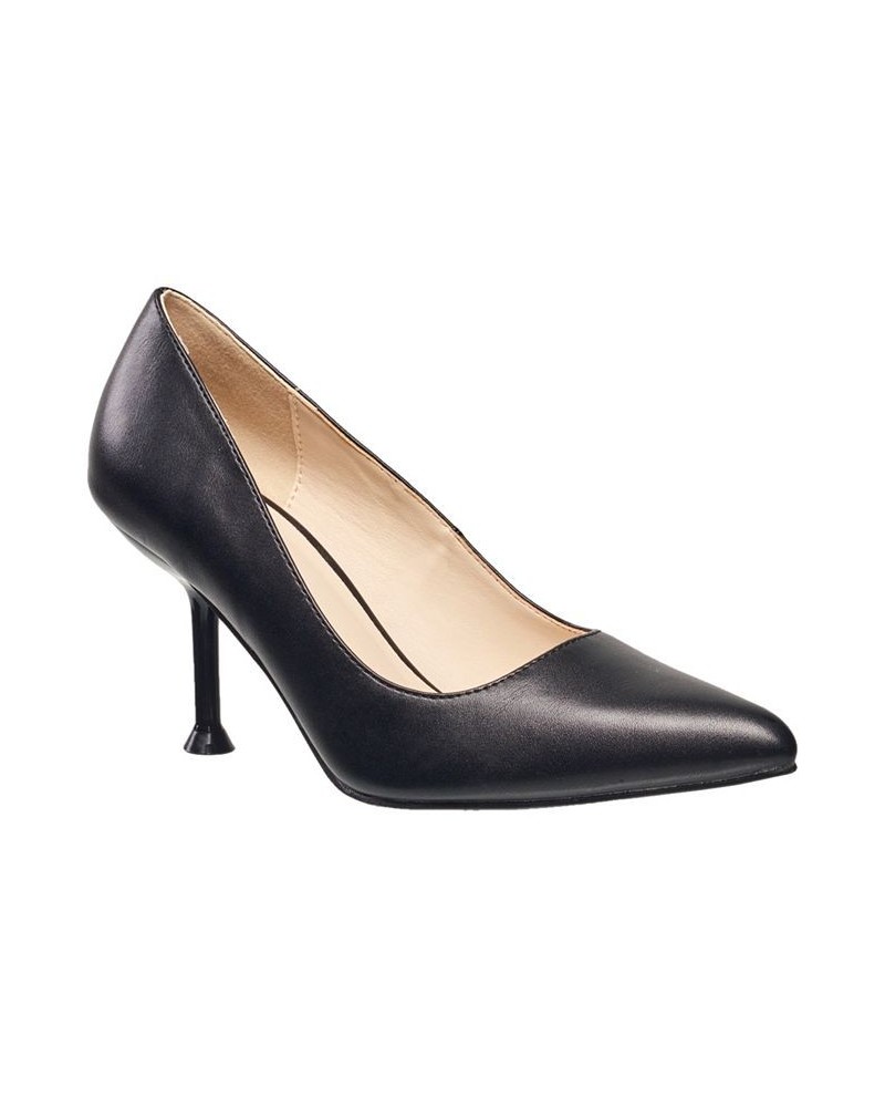 Women's Samui Flex Closed Toe Pumps Black $42.14 Shoes