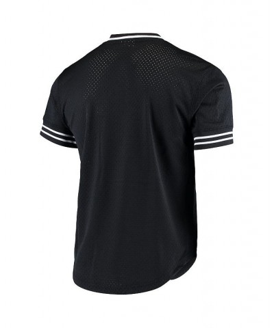 Men's Black Austin FC Mesh V-Neck T-shirt $50.99 T-Shirts