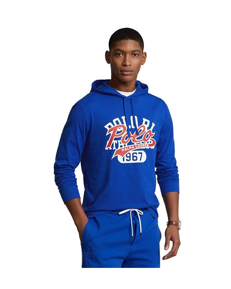 Men's Logo Jersey Hooded T-Shirt PD03 $43.86 T-Shirts