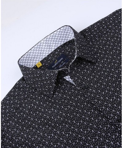 Men's Slim Fit Business Nautical Button Down Dress Shirt $16.45 Dress Shirts