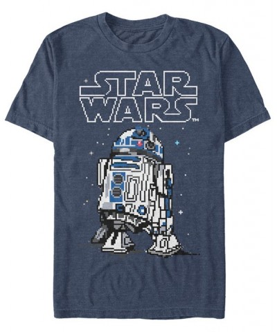 Star Wars Men's Classic Winter R2-D2 Short Sleeve T-Shirt Blue $20.99 T-Shirts