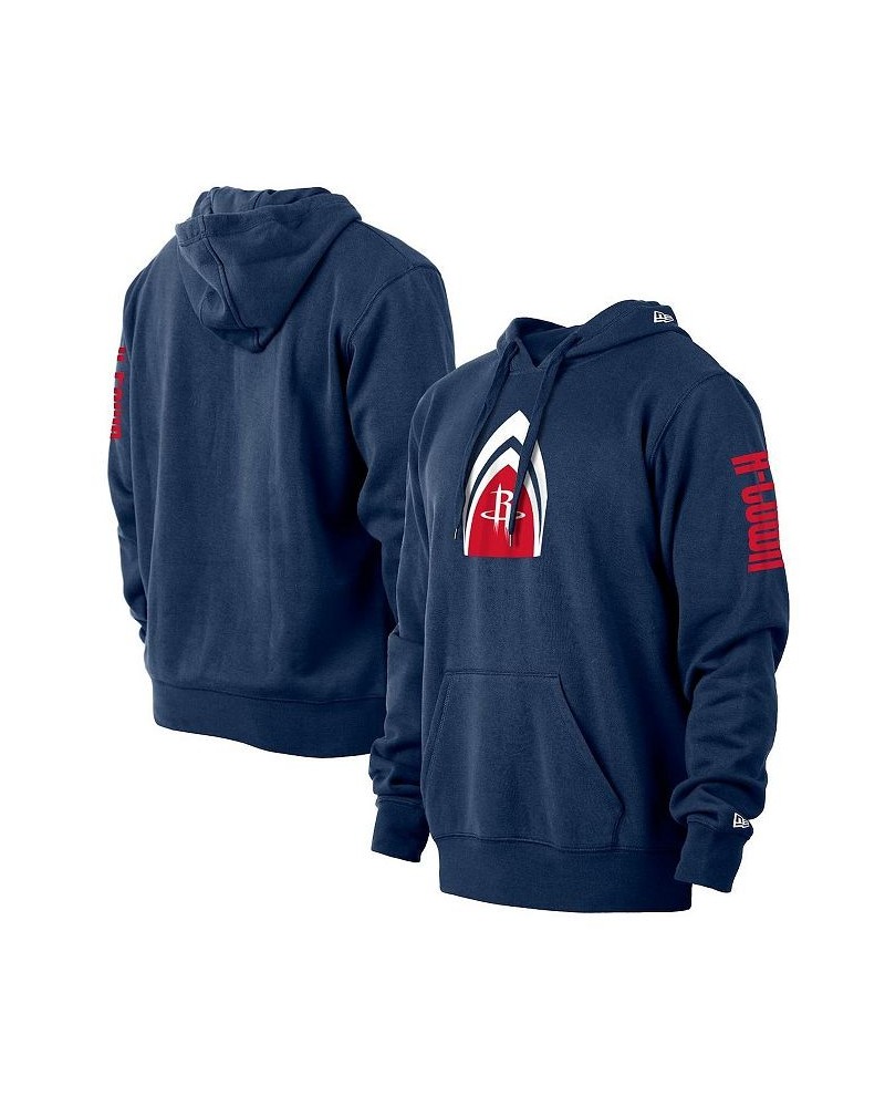 Men's Navy Houston Rockets 2021/22 City Edition Pullover Hoodie $26.04 Sweatshirt