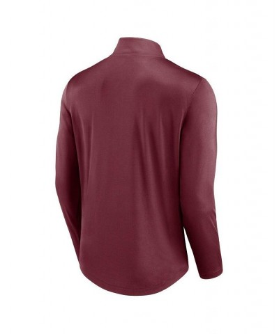 Men's Branded Maroon Texas A&M Aggies Tough Minded Quarter-Zip Top $31.85 Sweatshirt