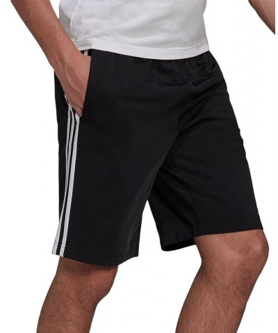 Men's Tricot Striped 10" Shorts Black $14.86 Shorts