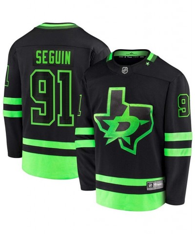 Men's Tyler Seguin Black Dallas Stars 2020/21 Alternate Premier Breakaway Player Jersey $60.63 Jersey