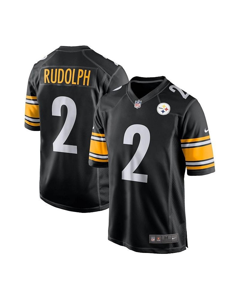 Men's Mason Rudolph Black Pittsburgh Steelers Game Player Jersey $47.60 Jersey