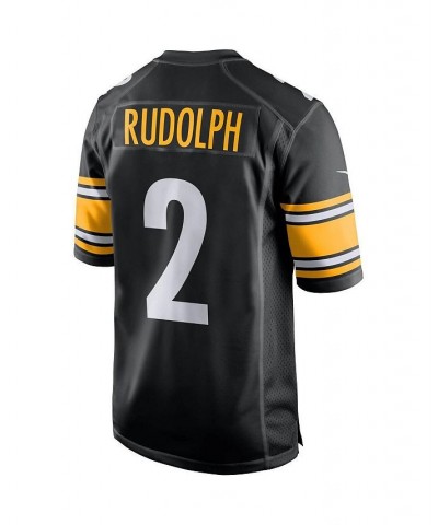 Men's Mason Rudolph Black Pittsburgh Steelers Game Player Jersey $47.60 Jersey