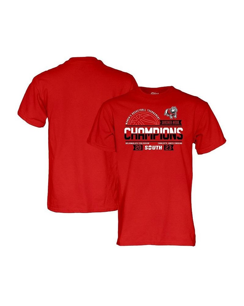 Men's Scarlet Gardner-Webb Bulldogs 2023 Big South Women's Basketball Conference Tournament Champions T-shirt $22.39 T-Shirts