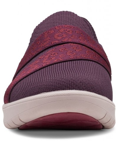 Women's Adella Stride Cloudsteppers Slip-On Sneakers Red $47.00 Shoes