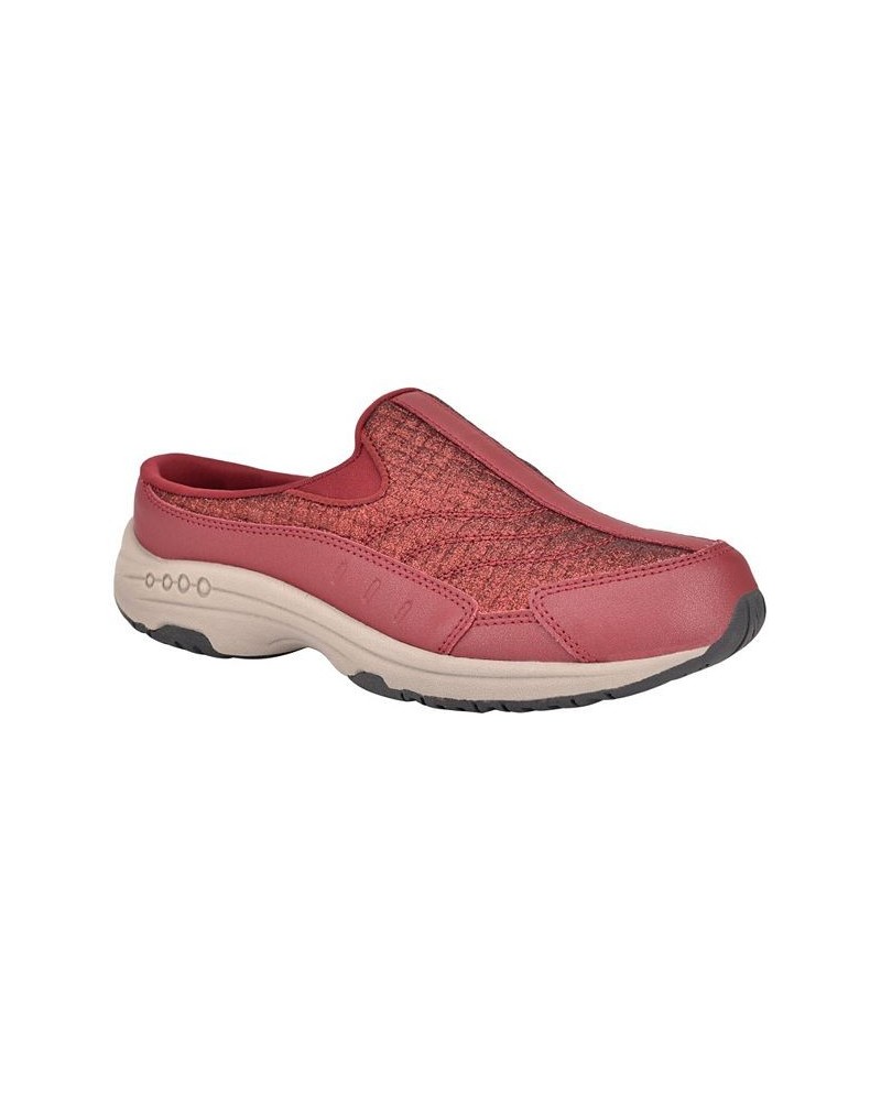 Women's Traveltime Round Toe Casual Slip-on Mules PD08 $37.92 Shoes