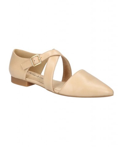 Women's Maddie Flats Nude $48.00 Shoes