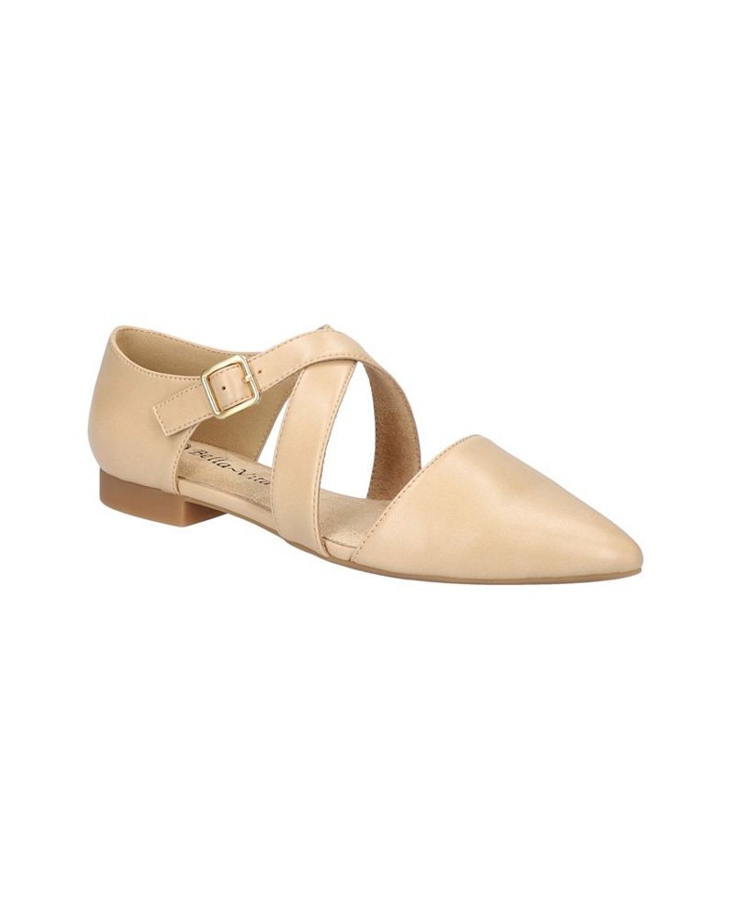 Women's Maddie Flats Nude $48.00 Shoes