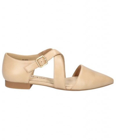 Women's Maddie Flats Nude $48.00 Shoes