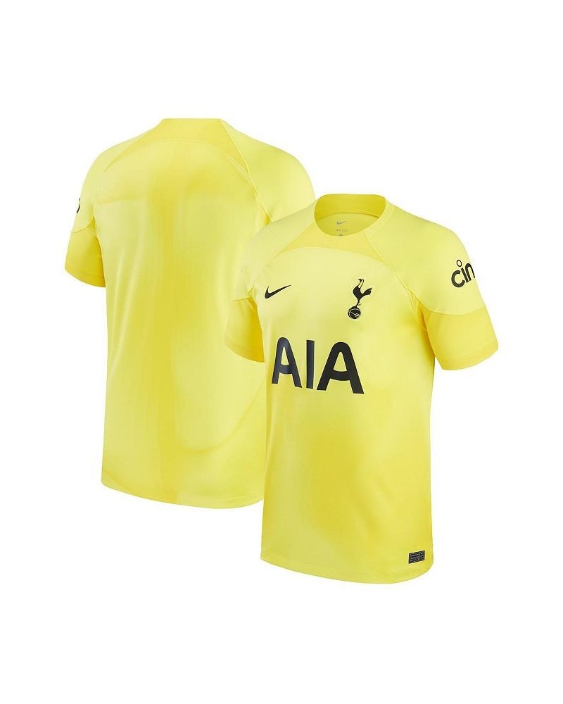 Men's Yellow Tottenham Hotspur 2022/23 Stadium Replica Goalkeeper Jersey $51.45 Jersey