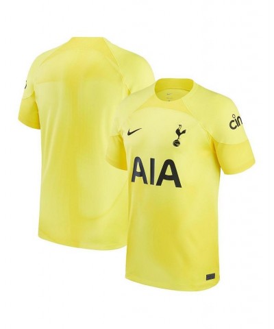 Men's Yellow Tottenham Hotspur 2022/23 Stadium Replica Goalkeeper Jersey $51.45 Jersey