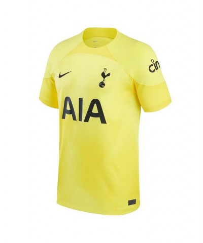 Men's Yellow Tottenham Hotspur 2022/23 Stadium Replica Goalkeeper Jersey $51.45 Jersey