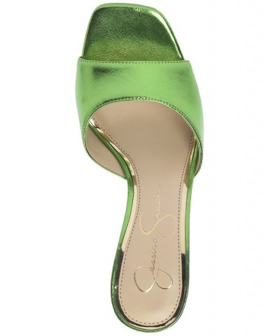 Women's Cadilyn Wedge Sandals Green $45.78 Shoes