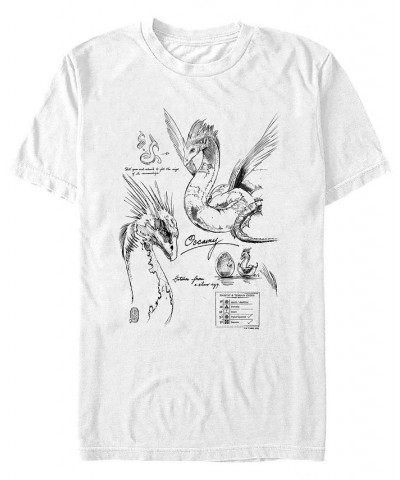 Men's Fantastic Beasts and Where to Find Them Occamy Study Short Sleeve T-shirt White $14.70 T-Shirts