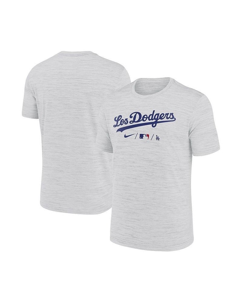 Men's Los Angeles Dodgers Authentic Collection Gray City Connect Velocity Performance T-shirt $24.74 T-Shirts