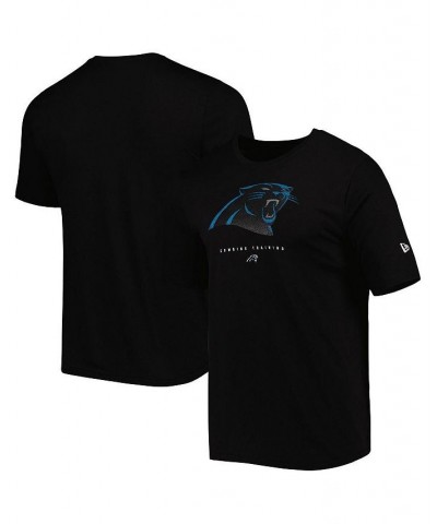 Men's Black Carolina Panthers Combine Authentic Ball Logo T-shirt $14.26 T-Shirts