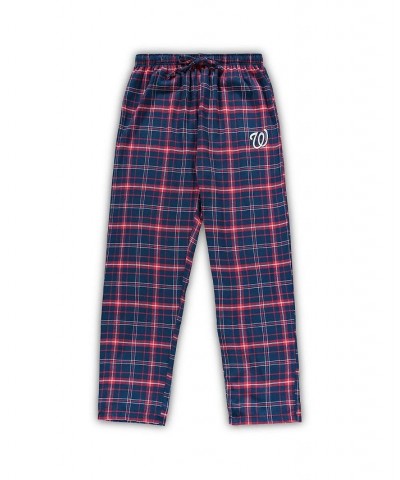 Men's Red and Navy Washington Nationals Big and Tall Lodge T-shirt and Pants Sleep Set $30.00 Pajama