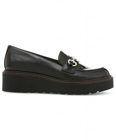 Mayaa Lug-Sole Loafers Black $51.74 Shoes