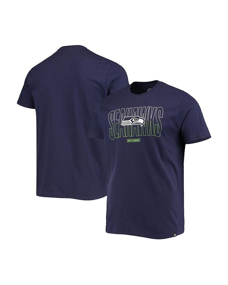 Men's '47 College Navy Seattle Seahawks Split Squad Super Rival T-shirt $18.59 Sweatshirt