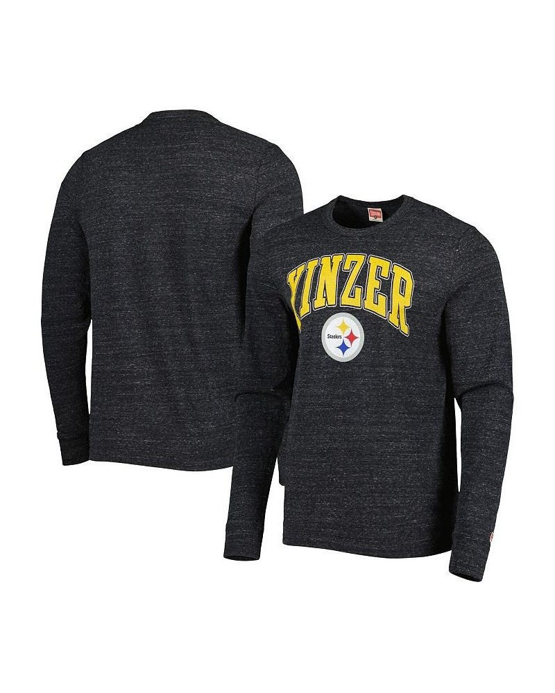 Men's Charcoal Pittsburgh Steelers Hyper Local Tri-Blend Long Sleeve T-shirt $32.47 T-Shirts