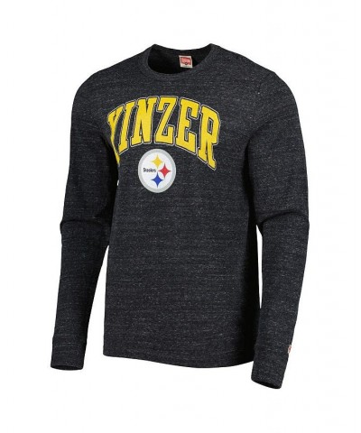 Men's Charcoal Pittsburgh Steelers Hyper Local Tri-Blend Long Sleeve T-shirt $32.47 T-Shirts