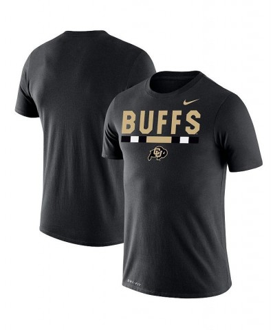 Men's Black Colorado Buffaloes Team DNA Legend Performance T-shirt $27.49 T-Shirts