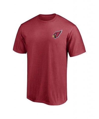 Men's Branded Cardinal Arizona Cardinals 1 Dad T-shirt $24.35 T-Shirts