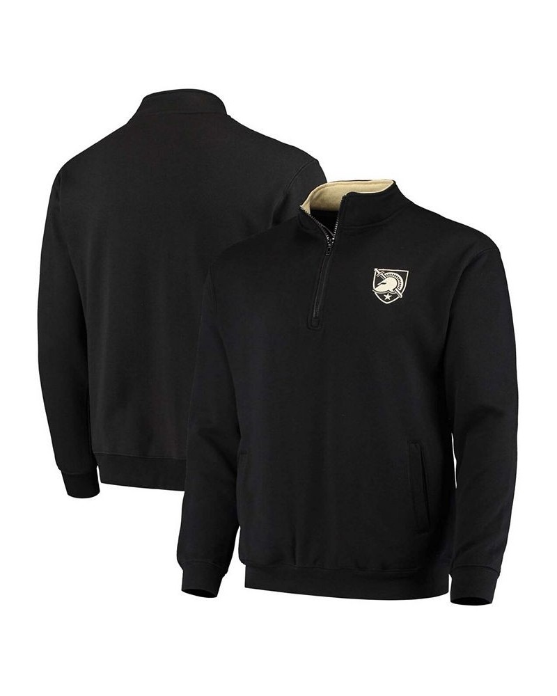 Men's Black Army Black Knights Tortugas Logo Quarter-Zip Jacket $34.79 Sweatshirt