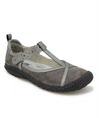 Women's Buttercup Flats Gray $35.60 Shoes