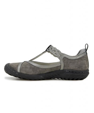 Women's Buttercup Flats Gray $35.60 Shoes