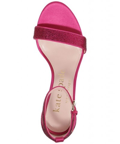 Women's Alora Pave Ankle-Strap Dress Sandals Pink $118.08 Shoes