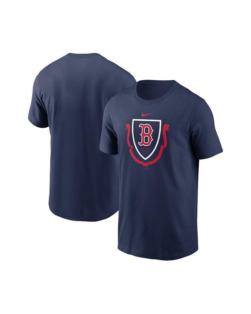 Men's Navy Boston Red Sox Crest Local Team T-shirt $22.50 T-Shirts