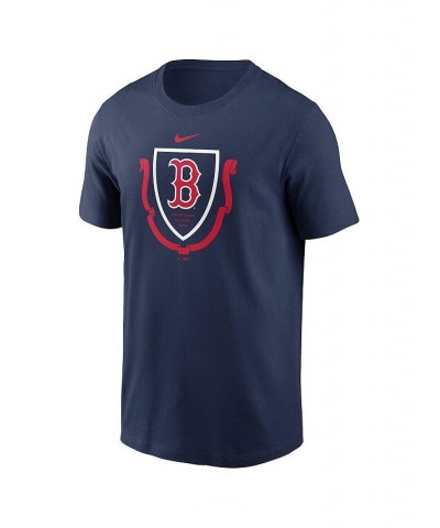 Men's Navy Boston Red Sox Crest Local Team T-shirt $22.50 T-Shirts