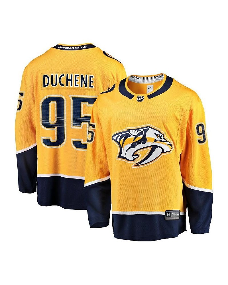 Men's Matt Duchene Gold-Tone Nashville Predators Home Premier Breakaway Player Jersey $67.68 Jersey