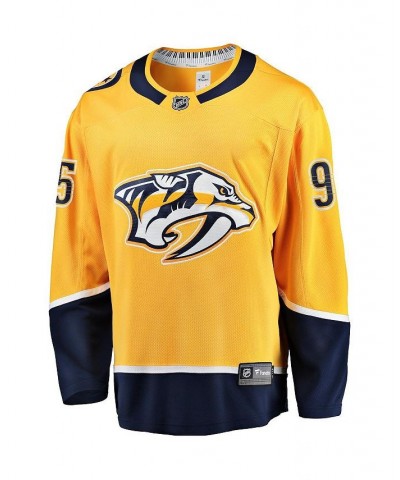 Men's Matt Duchene Gold-Tone Nashville Predators Home Premier Breakaway Player Jersey $67.68 Jersey