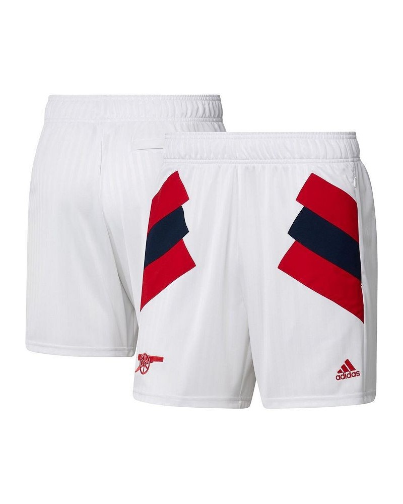 Men's White Arsenal Football Icon Shorts $27.95 Shorts