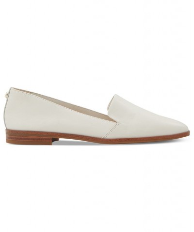 Women's Veadith Slip-On Loafer Smoking Flats White $36.00 Shoes