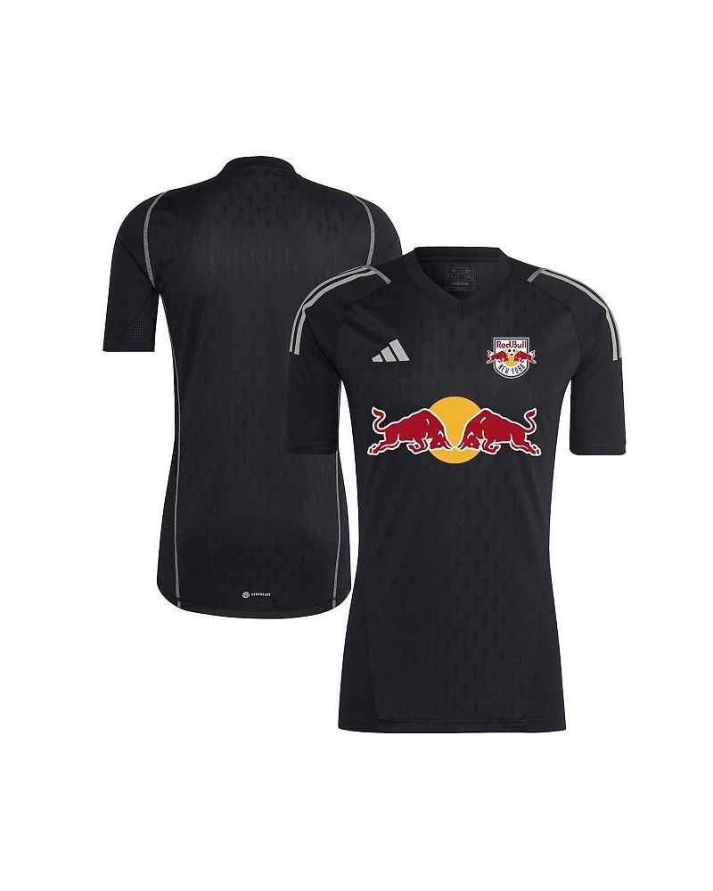 Men's Black New York Red Bulls 2023/24 Replica Goalkeeper Jersey $58.50 Jersey