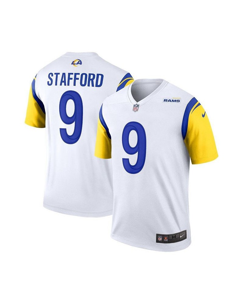 Men's Matthew Stafford White Los Angeles Rams Legend Jersey $48.40 Jersey