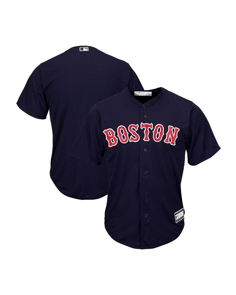 Men's Navy Boston Red Sox Big and Tall Replica Team Jersey $46.20 Jersey